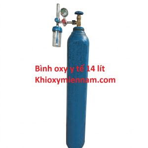Bình oxy y tế 14 lít mới
