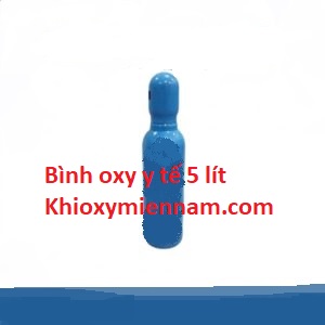 Bình oxy y tế 5 lít mới
