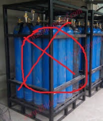 Bình oxy công nghiệp cho hàn cắt - Khí Oxy Miền Nam